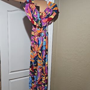 Colorful Abstract Women's Dress